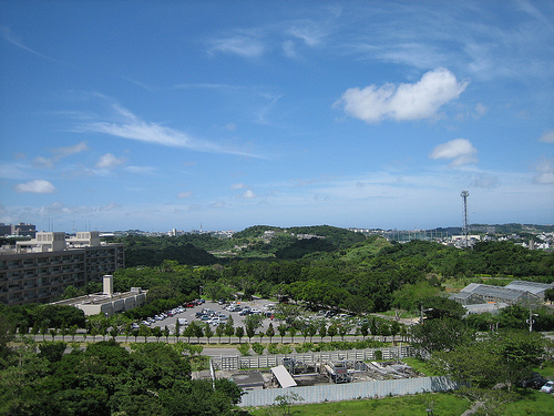 農学部側駐車場